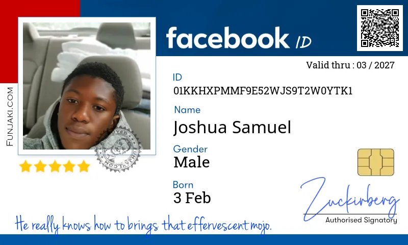 Facebook ID Card