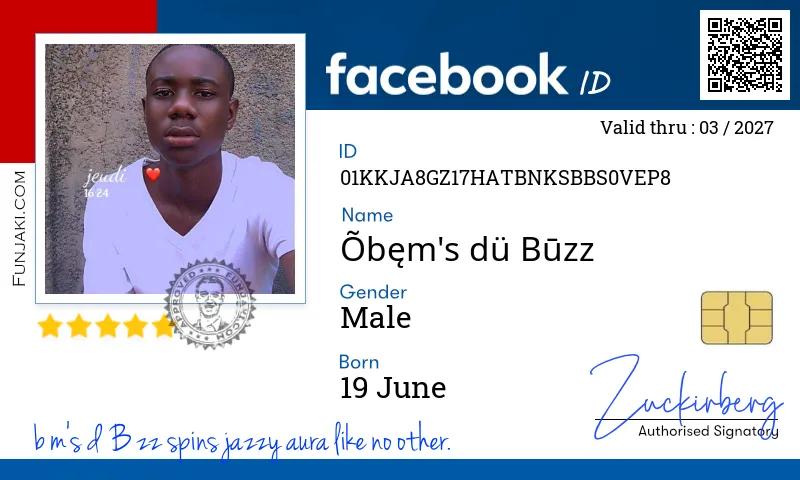 Facebook ID Card