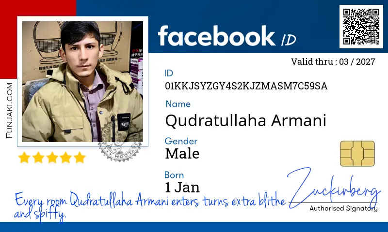 Facebook ID Card