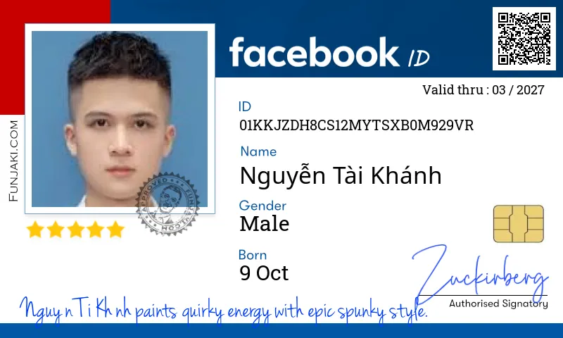 Facebook ID Card