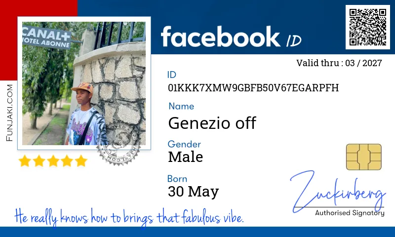 Facebook ID Card