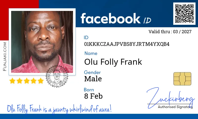 Facebook ID Card