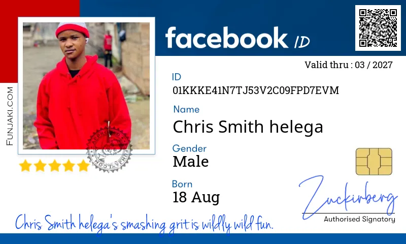 Facebook ID Card