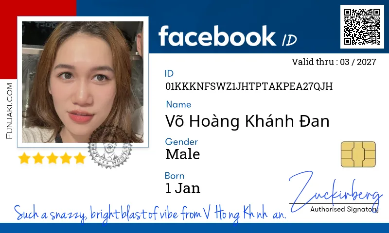 Facebook ID Card