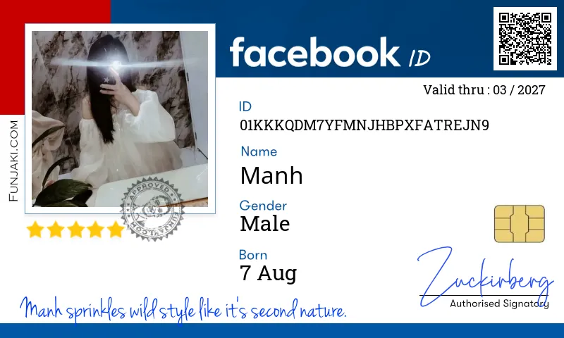 Facebook ID Card