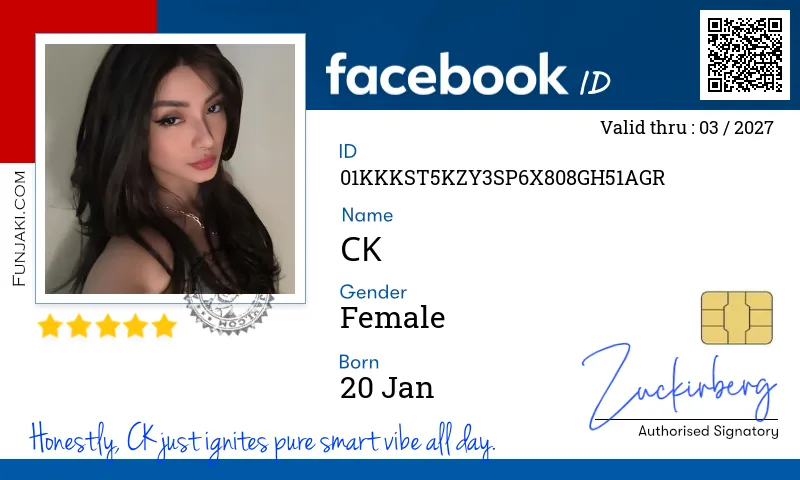 Facebook ID Card