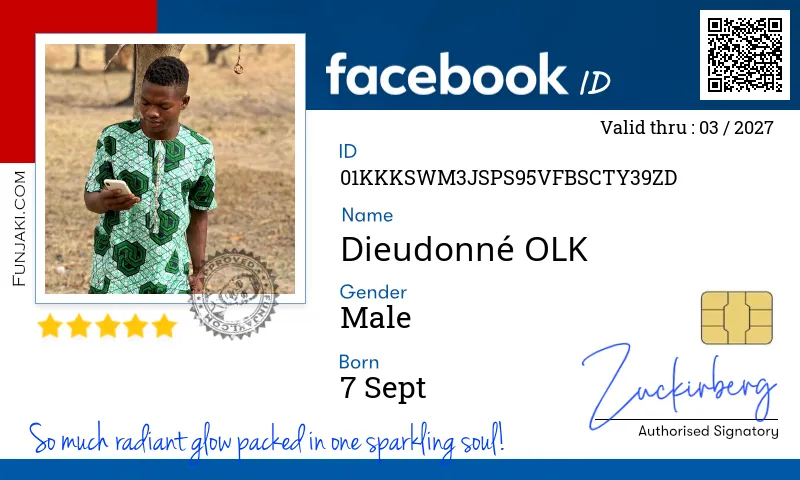 Facebook ID Card