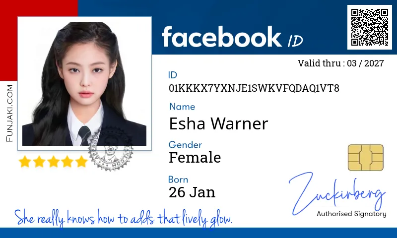 Facebook ID Card