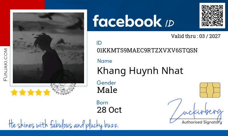 Facebook ID Card