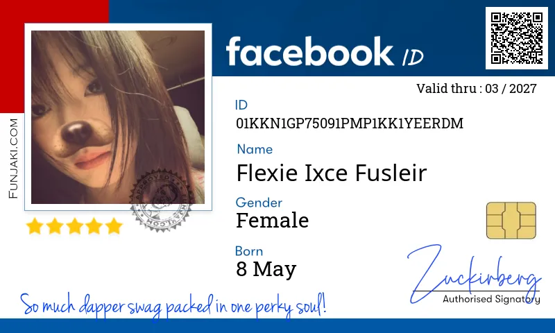 Facebook ID Card