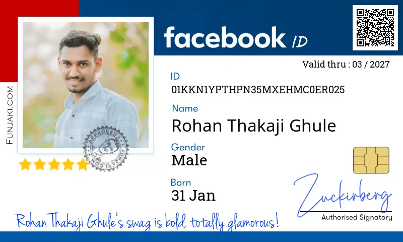 Facebook ID Card