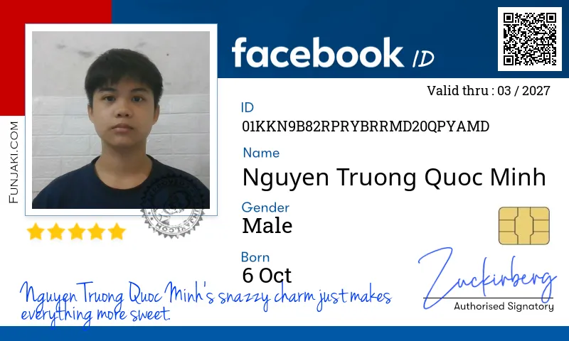 Facebook ID Card