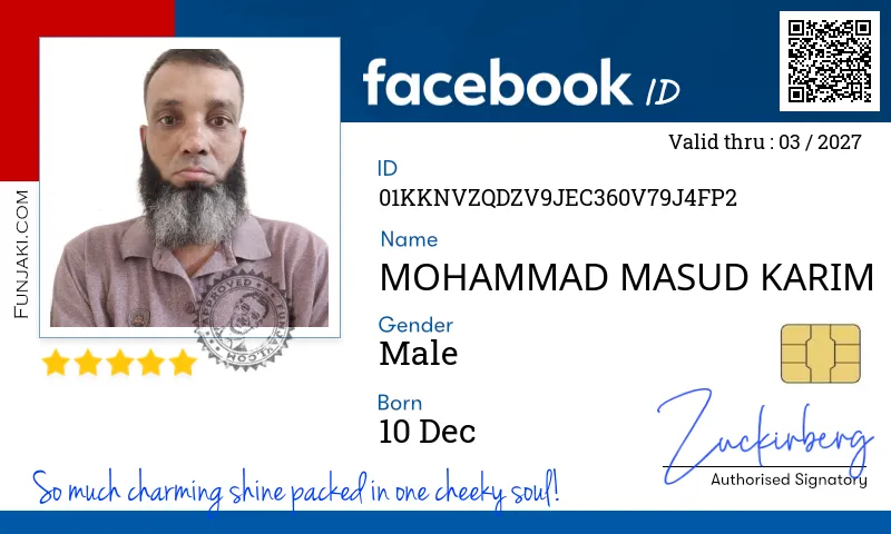 Facebook ID Card