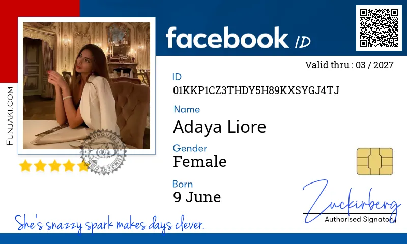 Facebook ID Card