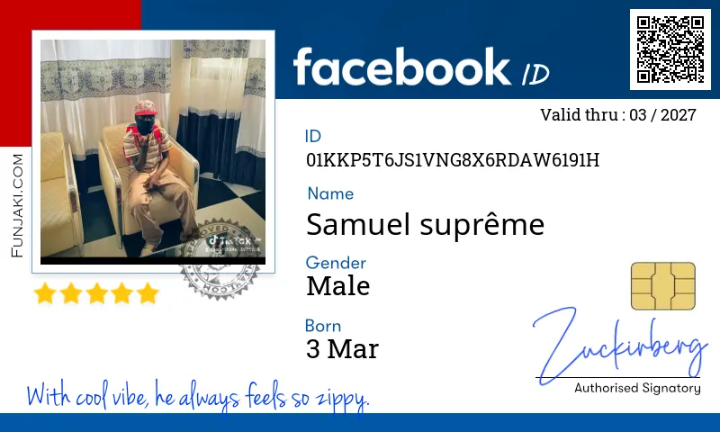 Facebook ID Card