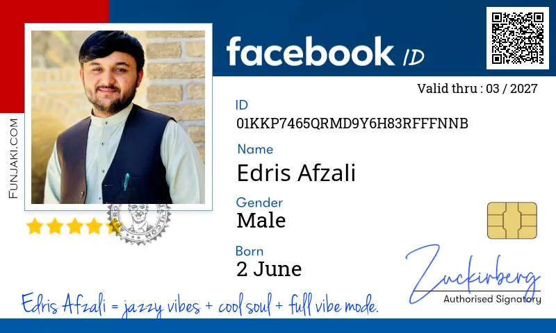 Facebook ID Card