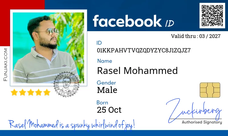 Facebook ID Card