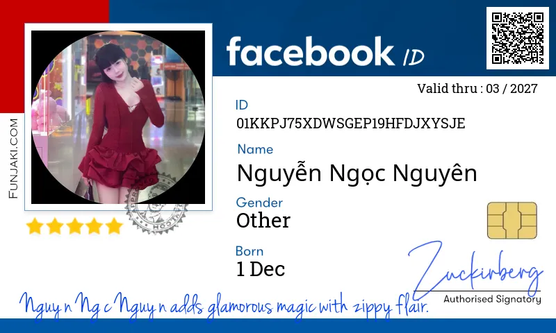 Facebook ID Card