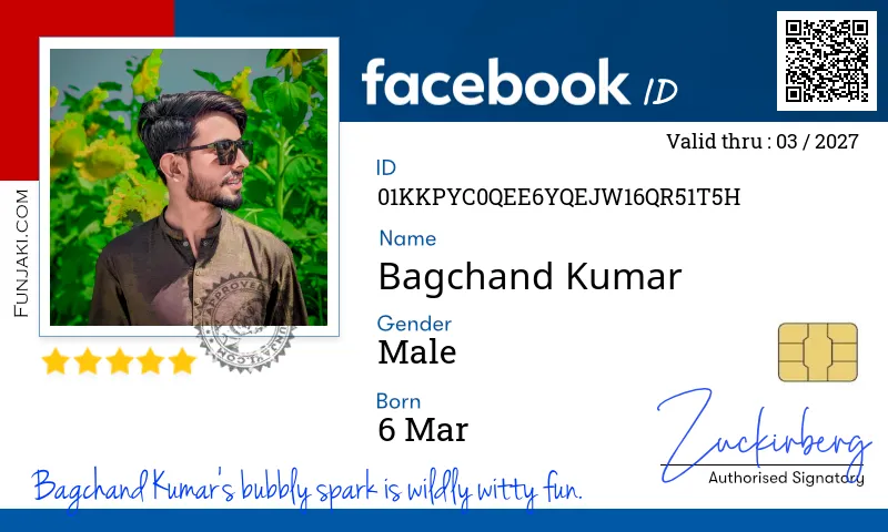 Facebook ID Card