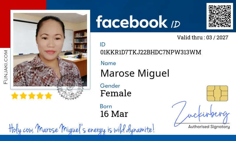 Facebook ID Card