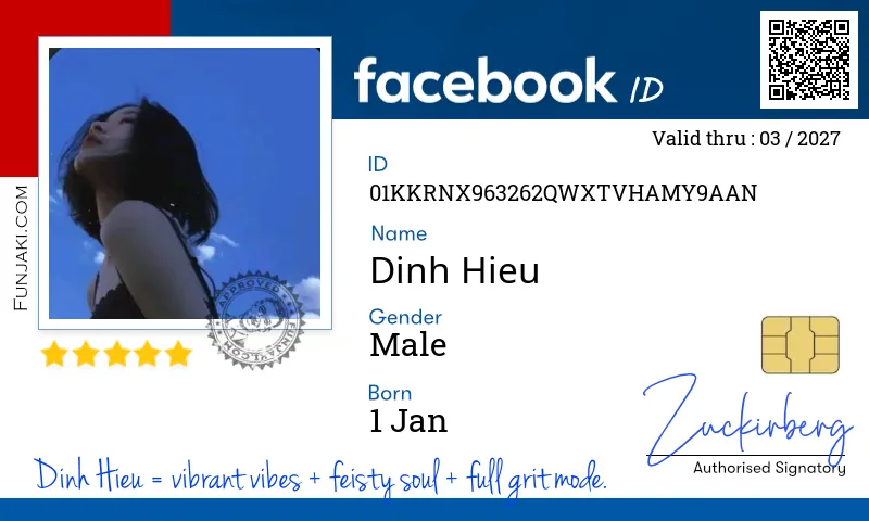 Facebook ID Card