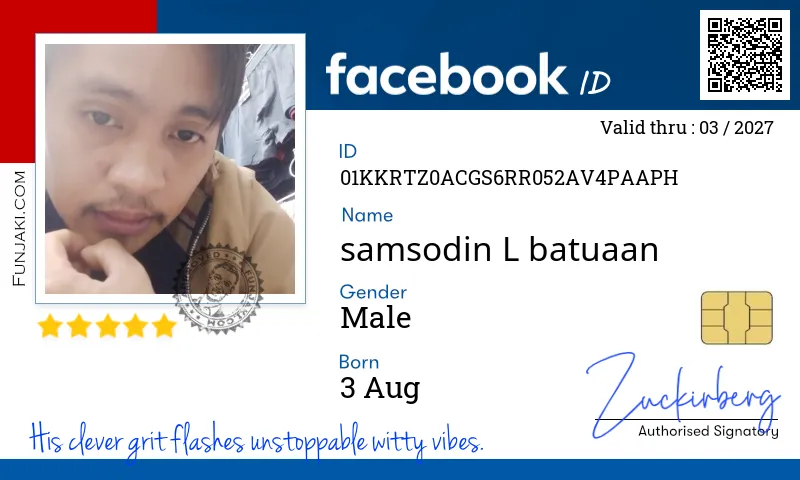 Facebook ID Card