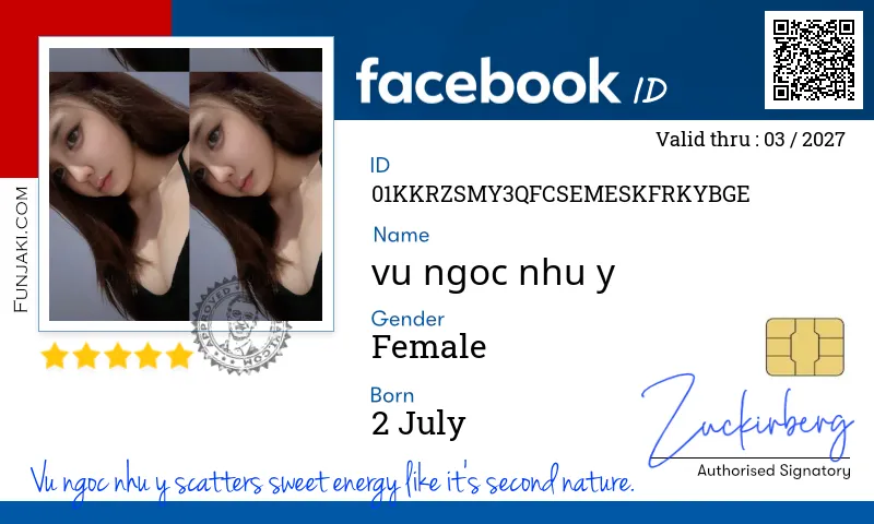 Facebook ID Card