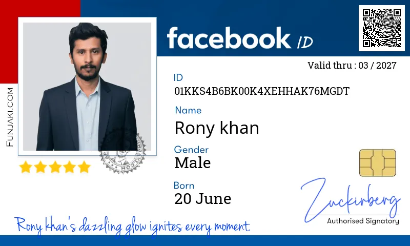 Facebook ID Card