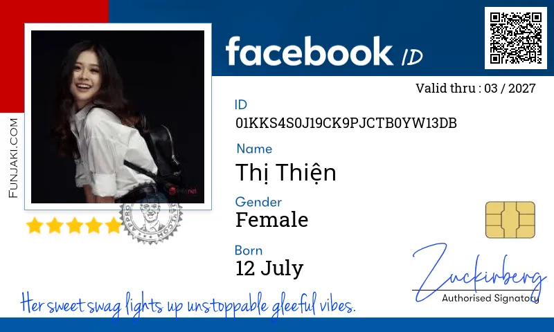 Facebook ID Card