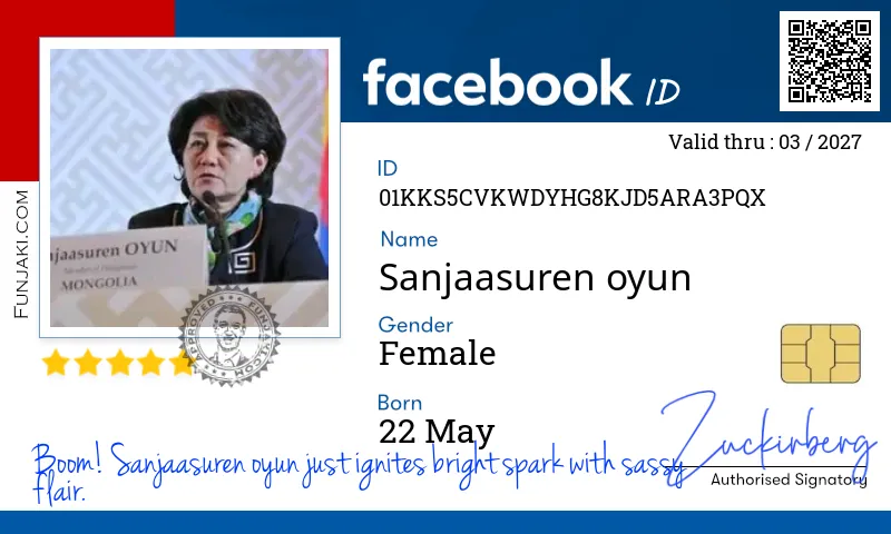 Facebook ID Card