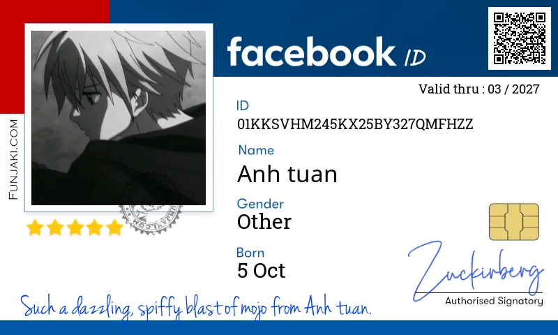 Facebook ID Card