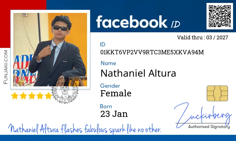 Facebook ID Card