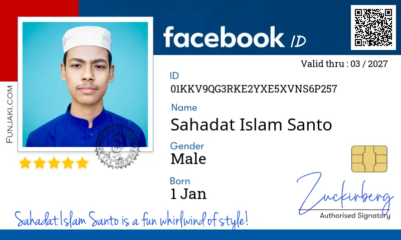 Facebook ID Card