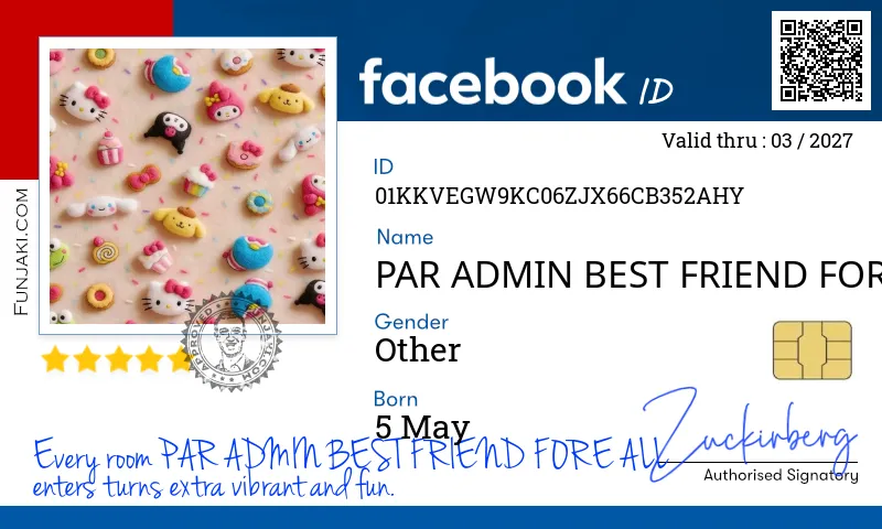 Facebook ID Card
