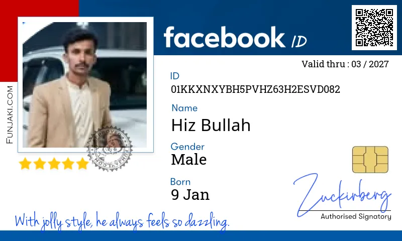 Facebook ID Card