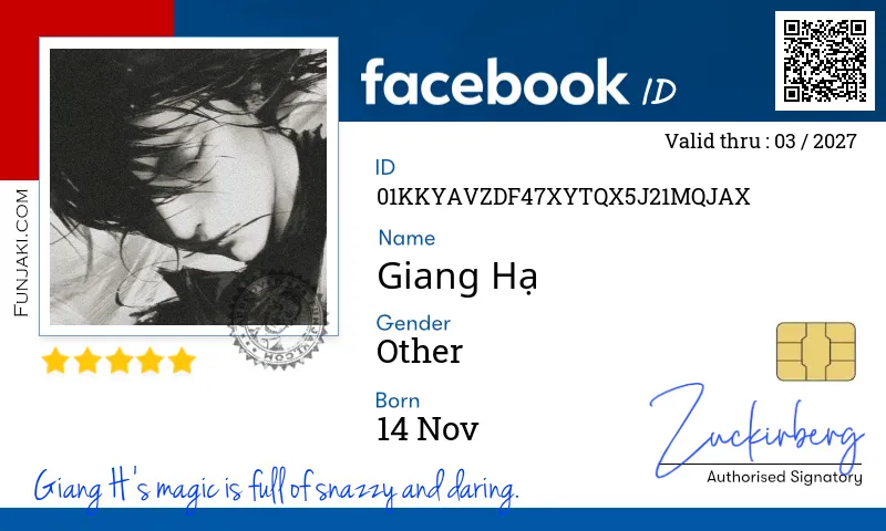 Facebook ID Card