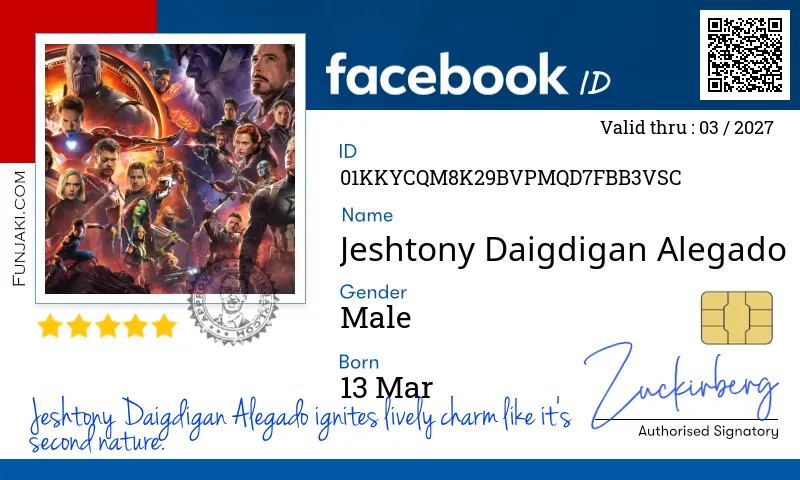 Facebook ID Card