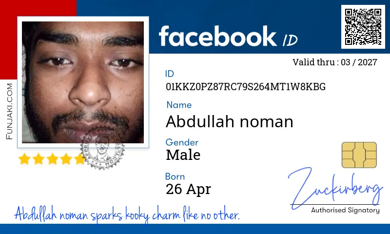 Facebook ID Card
