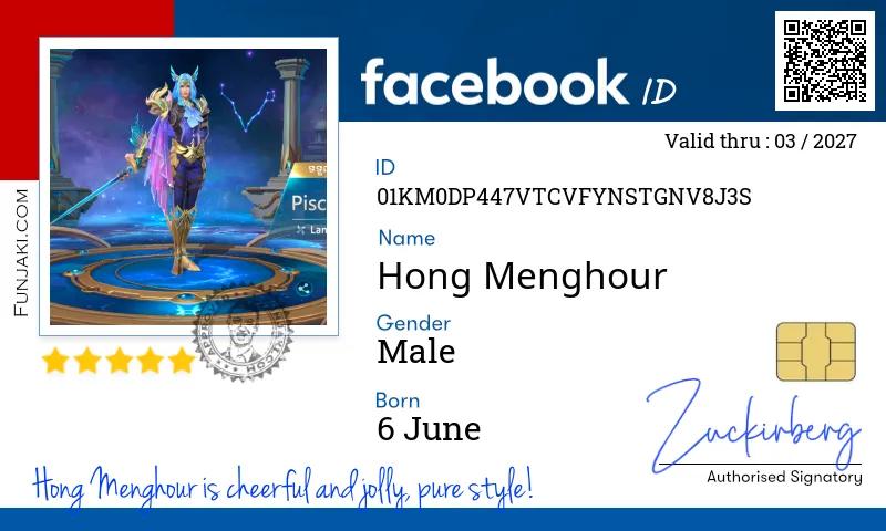 Facebook ID Card