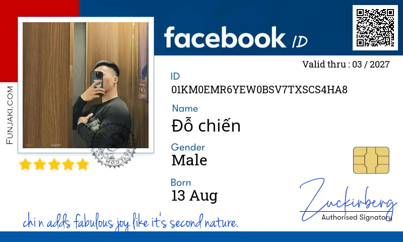 Facebook ID Card