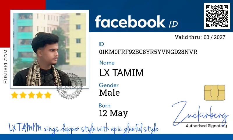 Facebook ID Card