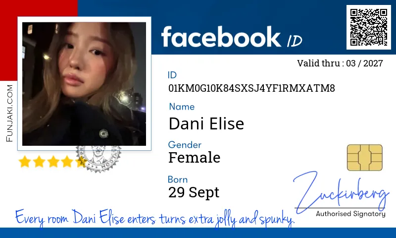 Facebook ID Card