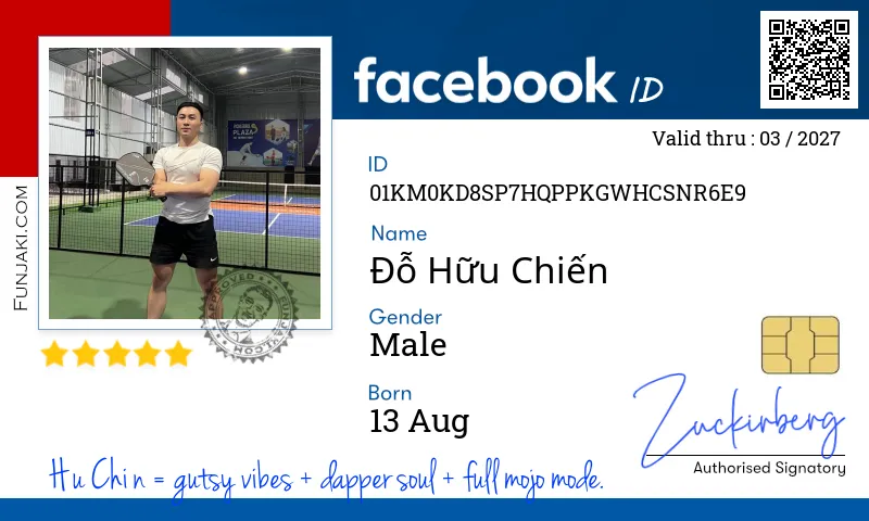 Facebook ID Card