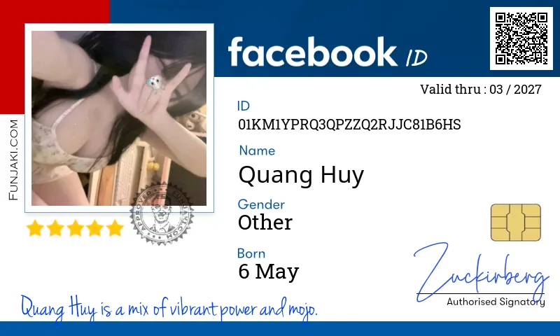 Facebook ID Card