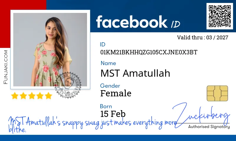 Facebook ID Card