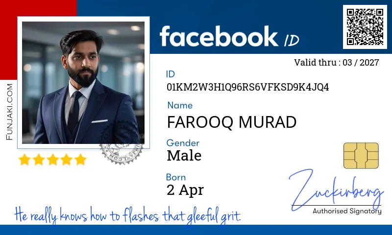 Facebook ID Card