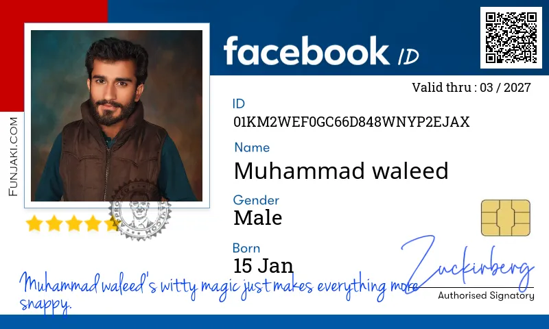 Facebook ID Card
