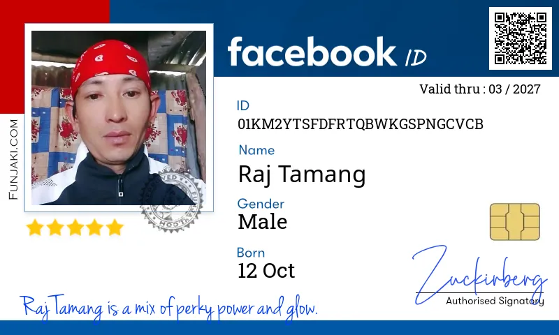 Facebook ID Card