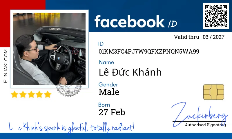 Facebook ID Card
