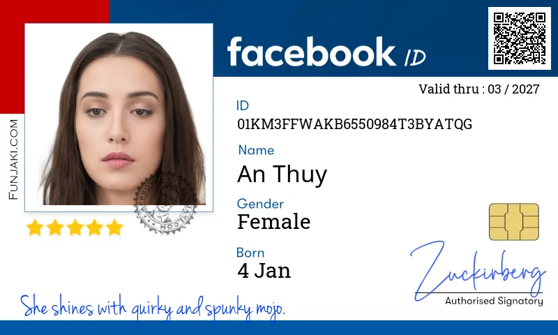Facebook ID Card